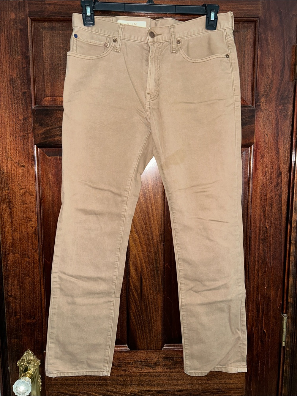 Gap Mens Tan Casual Straight-Leg Pants 31x30